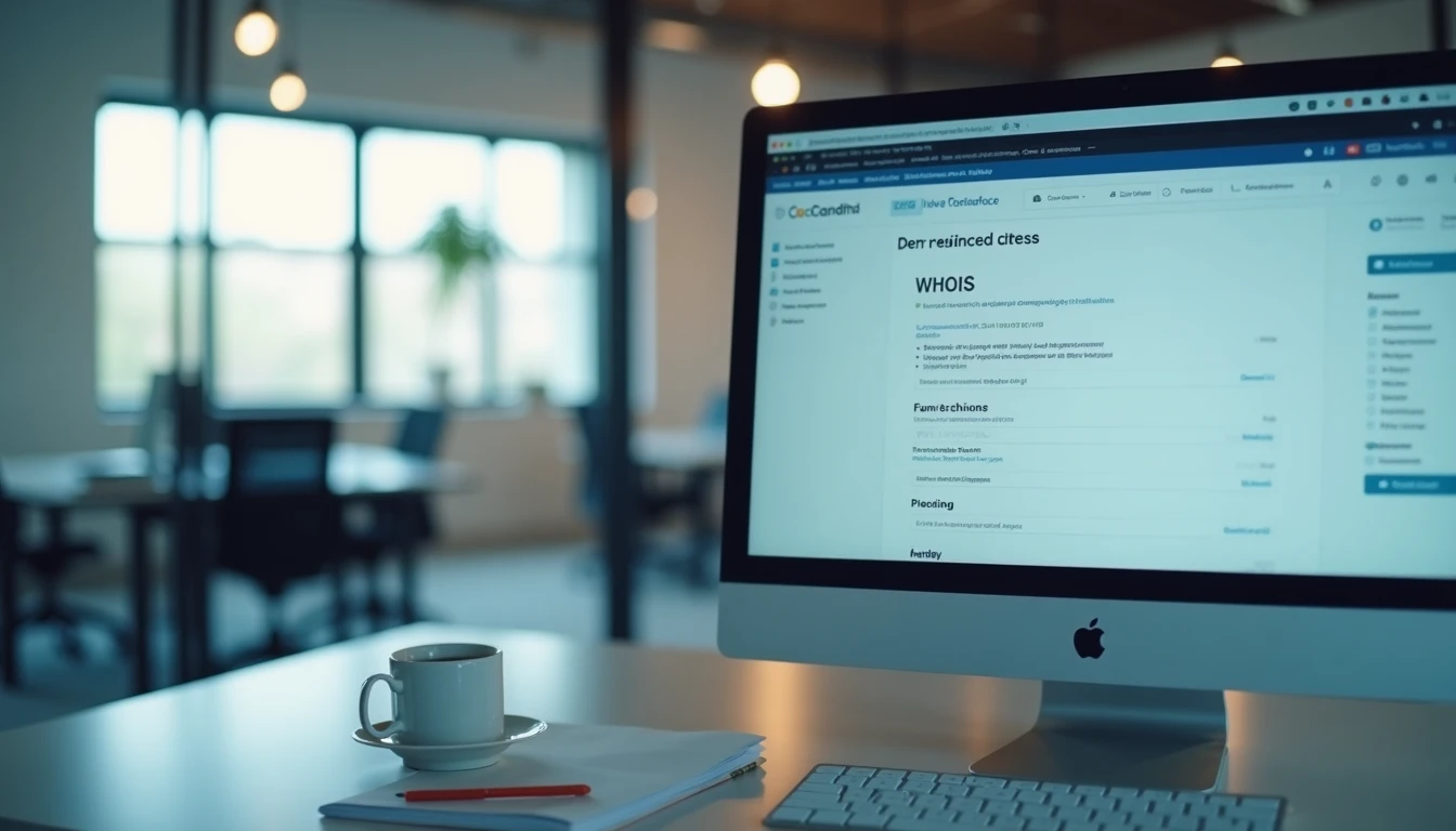 Rechercher les infos nom de domaine d'un site concurrent