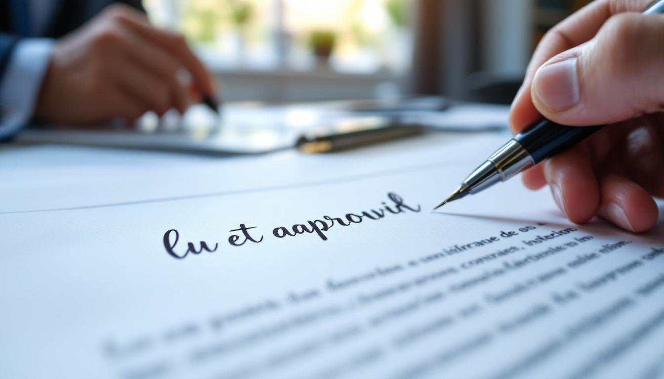 5 erreurs avec la signature précédée de la mention lu et approuvé