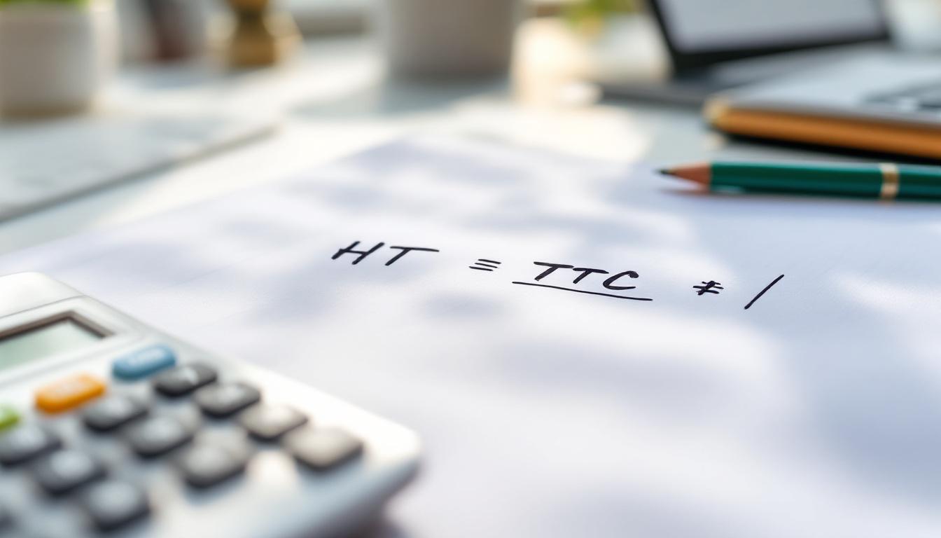 Conversion HT en TTC : calcul rapide et formule Excel